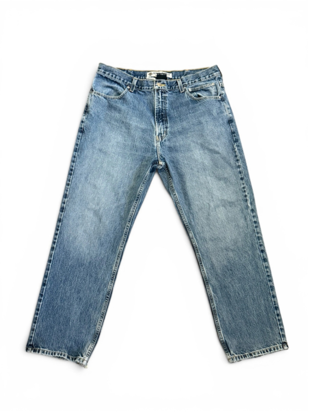 Harley Davidson Genuine MotorClothes Mens Straight Leg Jeans Sz 38x30 Distressed
